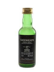 Ord 1962 27 Year Old Bottled 1989 - Cadenhead's 5cl / 55.4%