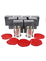 Maker's Mark Set of Nine Mint Julep Cups and Five Coasters