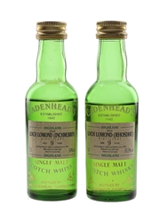 Loch Lomond (Inchmurrin) 1985 9 Year Old & (Rhodshu) 1985 9 Year Old Bottled 1994 - Cadenhead's 2 x 5cl