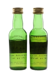 Glenlossie Glenlivet 1978 17 Year Old & Mannochnore 1977 16 Year Old Cadenhead's Bottled 1990s - Cadenhead's 2 x 5cl