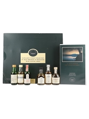 Classic Malts Of Scotland Miniatures Set With Tasting Video Talisker, Oban, Glenkinchie, Dalwhinnie, Lagavulin (White Horse Distillers) & Cragganmore 6 x 5cl