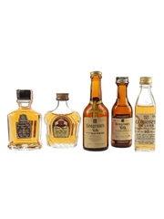 Assorted Canadian Whisky  5  x 5cl / 40%