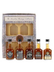 Bourbon Heritage Collection George Dickel, IW Harper, Old Charter, Old Fitzgerald, WL Weller 5 x 5cl
