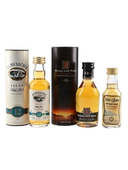 Assorted Islay & Island Single Malt Scotch Whisky