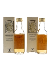 Glen Albyn 1968 & North Port Brechin 1970 Connoisseurs Choice Bottled 1980s - Gordon & MacPhail 2 x 5cl / 40%