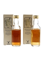 Benromach 1968 & Cragganmore 1973 Connoisseurs Choice Bottled 1980s - Gordon & MacPhail 2 x 5cl / 40%