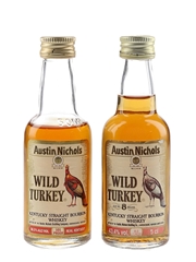 Wild Turkey 8 Year Old & 101 Proof Bottled 1990s 2 x 5cl