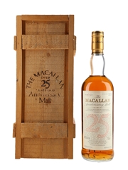 Macallan 1962 25 Year Old Anniversary Malt