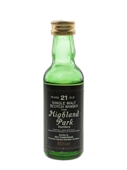 Highland Park 21 Year Old Bottled 1980s - Cadenhead's 5cl / 46%