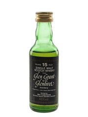 Glen Grant Glenlivet 15 Year Old Bottled 1980s - Cadenhead's 5cl / 46%