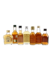 Assorted American Whiskey & Canadian Whiskey  7 x 5cl