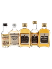 Linkwood 12, 15 & 25 Year Old Bottled 1970s-1990s 5 x 5cl / 40%