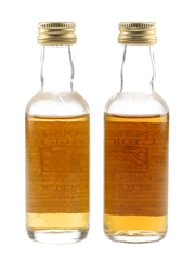 Macduff 1975 & Speyburn 1971 Connoisseurs Choice Bottled 1990s - Gordon & MacPhail 2 x 5cl / 40%