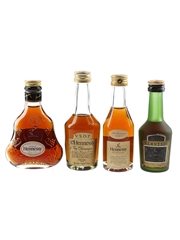 Assorted Hennessy Cognac  4 x 3cl-5cl
