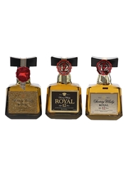 Suntory Royal & Suntory Royal 12 Year Old Bottled 1990s 3 x 5cl / 43%