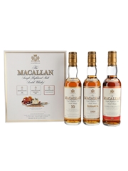 Macallan Gift Pack 10 Year Old, Elegancia 1990 & 10 Year Old Cask Strength 3 x 33.3cl