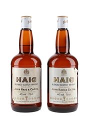 Haig Gold Label Bottled 1980s 2 x 75cl / 40%