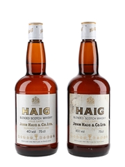 Haig Gold Label Bottled 1980s 2 x 75cl / 40%