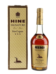 Hine Signature 3 Star Bottled 1980s 70cl / 40%