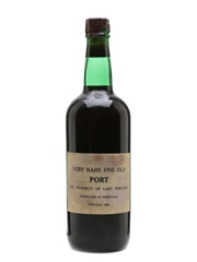 Very Rare Fine Old 1898 Port Property Of Lady Ferguson 75cl / 20%