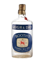 Booth's High & Dry Gin Bottled 1950s - SILVER 75cl / 47.5%