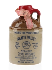 Platte Valley 5 Year Old Corn Whiskey Ceramic Bottled 1970s 20cl / 40.3%