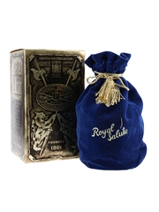Royal Salute 21 Year Old Bottled 1980s- Blue Spode Ceramic Decanter 75cl / 40%