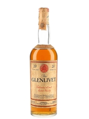 Glenlivet 20 Year Old Bottled 1960s-1970s - Baretto 75cl / 45.7%