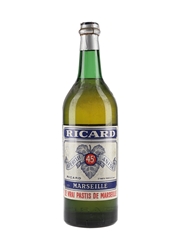 Ricard Pastis De Marseille Bottled 1950s - Gancia 100cl / 45%
