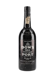 Dow's 1983 Vintage Port Bottled 1985 75cl