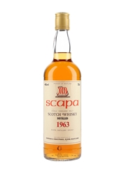Scapa 1963 Bottled 1980s - Gordon & MacPhail 75cl / 40%