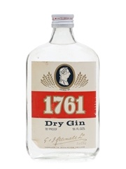 Greenall George III 1761 Dry Gin Bottled 1960s 37.8cl / 40%