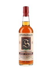 Springbank 12 Year Old 100 Proof Bottled 1990s 70cl / 57%