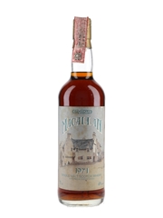 Macallan 1971 Curved Distillery Label