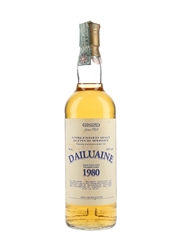 Dailuaine 1980 Curved Distillery Label