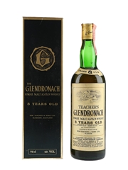 Glendronach 8 Year Old Bottled 1980s - Ruffino 75cl / 43%