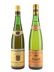 1983 Alsace Rieslings Hugel Reserve Persomelle & Dopff Au Moulin 2 x 70cl-75cl