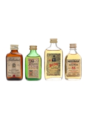 Blended Whisky Miniatures White Horse, Ballantine's, Whyte & Mackay, Pinwinnie 4 x 5cl