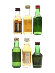 Blended Whisky Miniatures Vat 69, J & B, Chivas Regal, Stewart's 6 x 5cl
