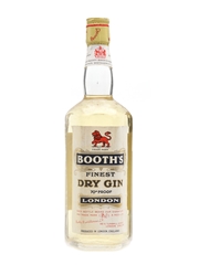 Booth's London Dry Gin Bottled 1958 75cl / 40%