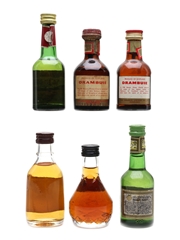 Whisky Liqueur Miniatures Glayva, Irish Mist, Drambuie, Atholl Brose 6 x 5cl