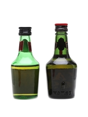 Vat 69 Miniatures Bottled 1970s 2 x 5cl / 40%