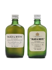 Black & White Bottled 1960s 2 x 5cl / 40%