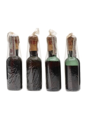 Borges Madeira Wine Miniatures Malmsey 1920, Sercial 1915, Verdelho 1915, Boal 1925 4 x 5cl