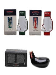 McGibbon's Golf Miniatures Ceramic Decanters 3 x 5cl / 43%