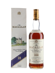 Macallan 1968 18 Year Old