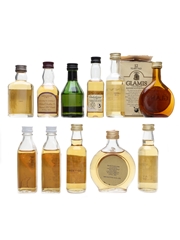 Scotch Whisky Miniatures Cutty Sark, Chivas Regal, Ballantine's 10 x 5cl & 7.1cl