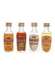 Stock Liqueurs Bottled 1960 - 1970s 4 x 3cl