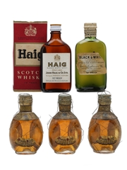 5 x Blended Scotch Whisky Miniature 