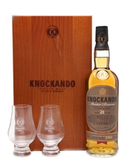 Knockando 1984 Master Reserve 21 Year Old Glasses Set 70cl / 43%